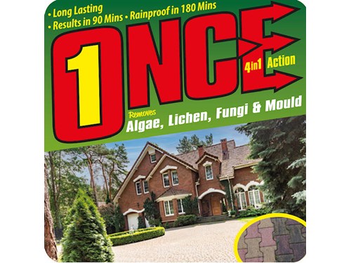  ONCE 4 IN 1 Action Moss Algae Lichen Fungi and Mould remover